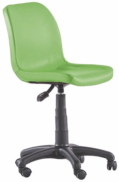 Otočná židle na kolečkách common - zelená