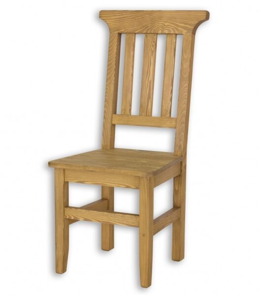 Židle jídelní dřevěná selská sil 04 - k17 bílý vosk