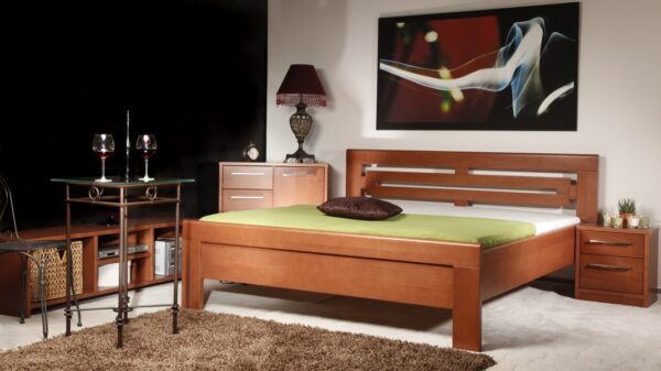 Masivní postel s úložným prostorem arleta 2 - 160/180 x 200cm - 180 x