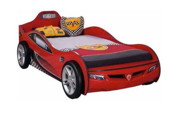 Dětská postel auto super 90x190cm - červená