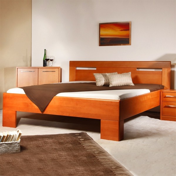 Masivní postel s úložným prostorem varezza 5 - 160/180 x 200cm - 180 x