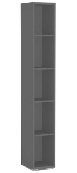 Úzký regál rea store 30x200cm - graphite