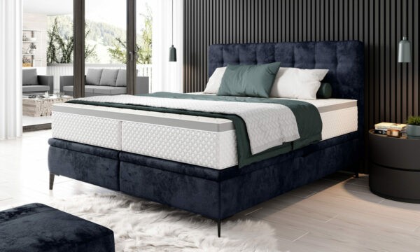 Luxusní postel Moe 140x200+matrace Unique Duo