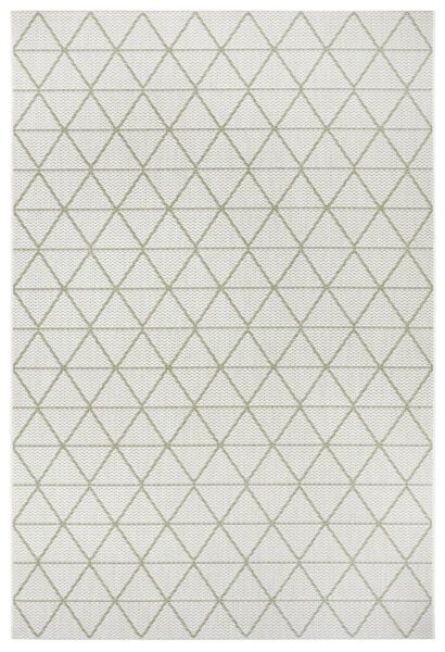 Kusový koberec Flatweave 104835 Cream/Green-80x150