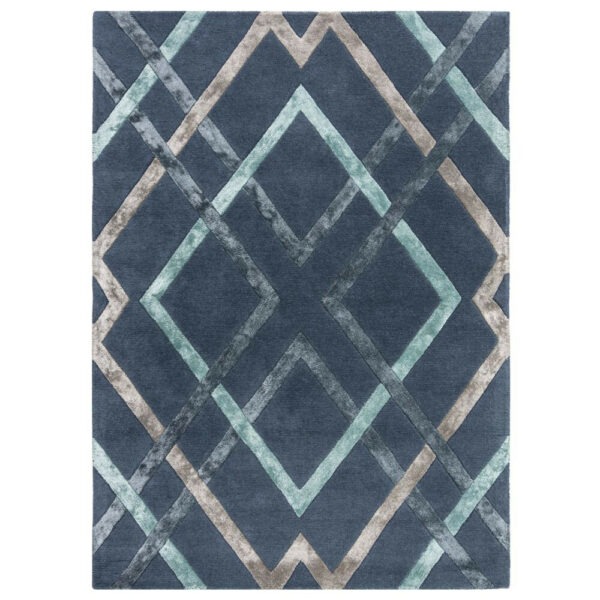 Kusový koberec Architect Trellis Blue-120x170