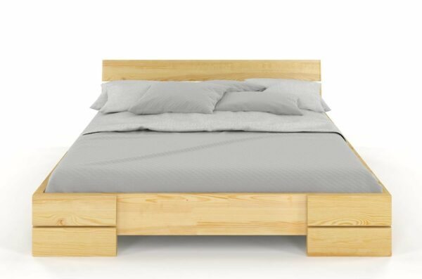 Luxusní prodloužená postel Sisko z borovicových hranolů