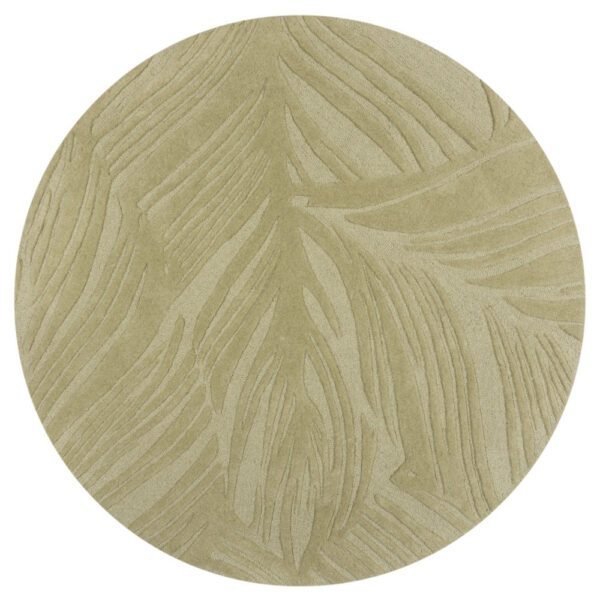 Kusový koberec Solace Lino Leaf Sage kruh-160x160 (průměr) kruh