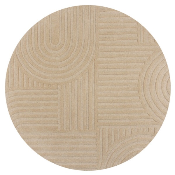 Kusový koberec Solace Zen Garden Natural kruh-160x160 (průměr) kruh
