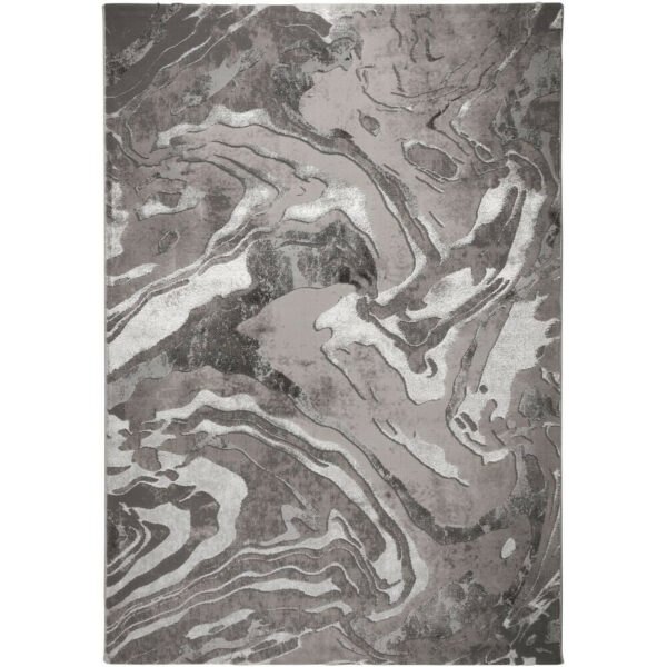 Kusový koberec Eris Marbled Silver-80x300