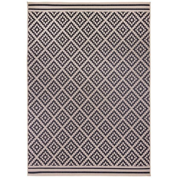 Kusový koberec Florence Alfresco Moretti Black/Beige-80x300
