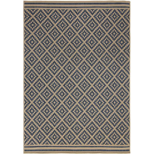 Kusový koberec Florence Alfresco Moretti Blue/Beige-200x290