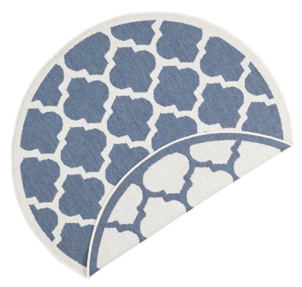 Kusový koberec Twin Supreme 103422 Palermo blue creme kruh-140x140 (průměr) kruh