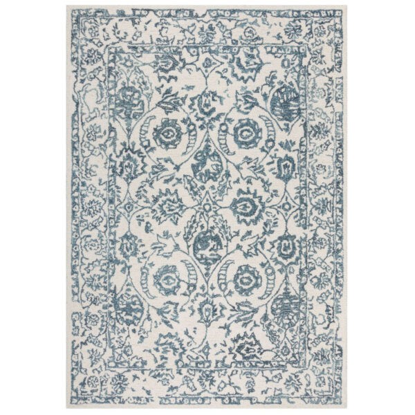 Kusový koberec Wool Loop Yasmin Ivory/Blue-200x290