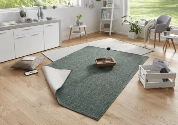 Kusový koberec Twin-Wendeteppiche 103095 grün creme-200x290