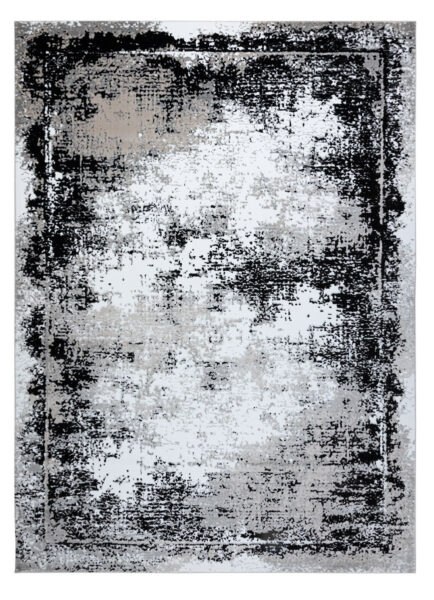 Kusový koberec Gloss 8493 78 Vintage grey/black-140x190