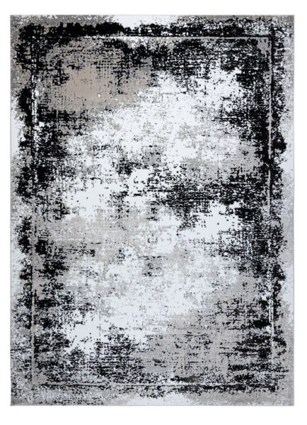 Kusový koberec Gloss 8493 78 Vintage grey/black-160x220