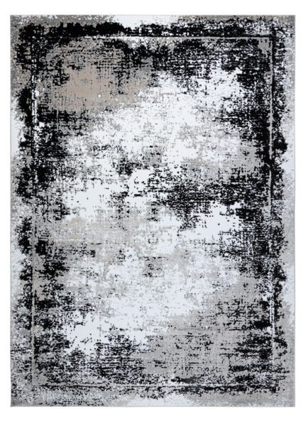 Kusový koberec Gloss 8493 78 Vintage grey/black-280x370