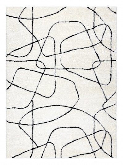 Kusový koberec Mode 8522 abstract cream/black-180x270