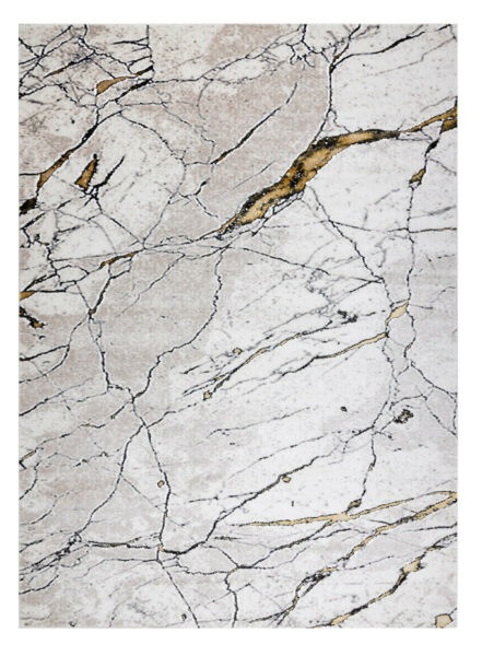 Kusový koberec Gloss 529A 53 3D mramor ivory/beige-140x190