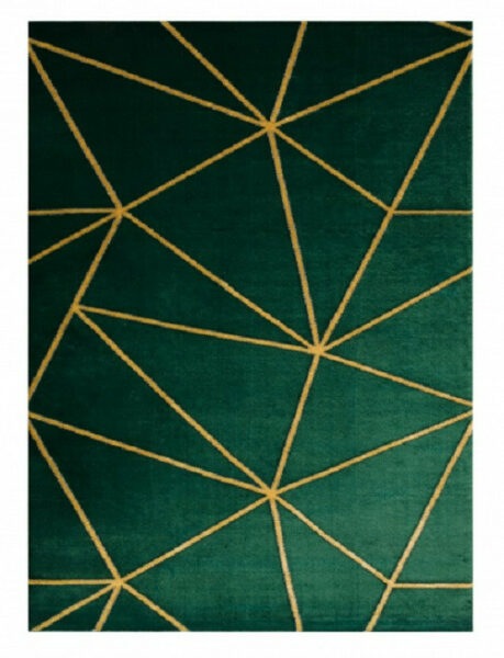 Kusový koberec Emerald 1013 green and gold-80x150