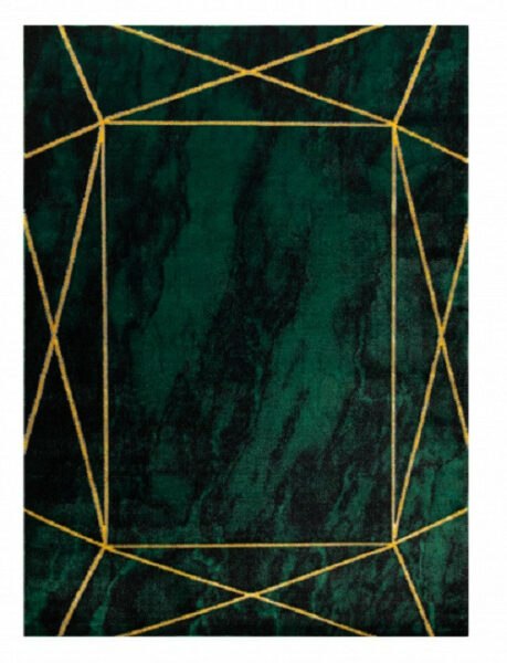 Kusový koberec Emerald 1022 green and gold-120x170
