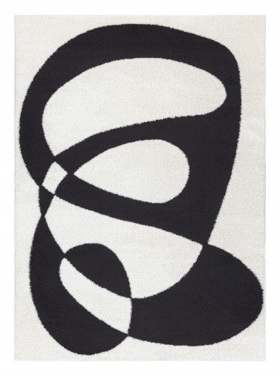 Kusový koberec Mode 8531 abstract cream/black-120x170