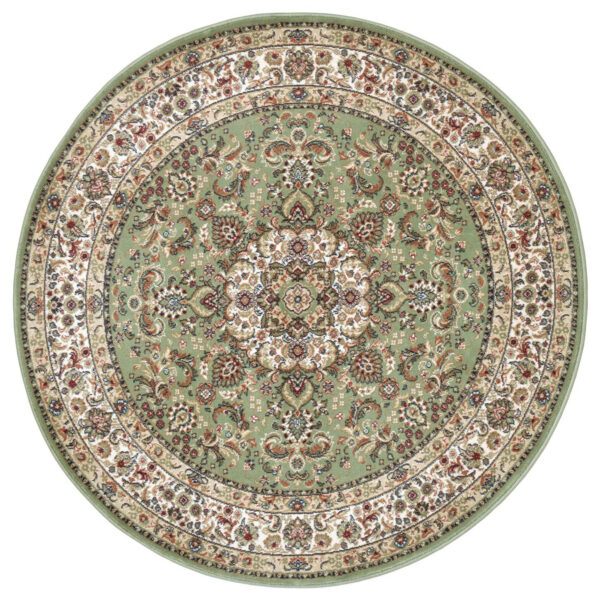 Kusový koberec Herat 105277 Sage green Cream kruh-160x160 (průměr) kruh