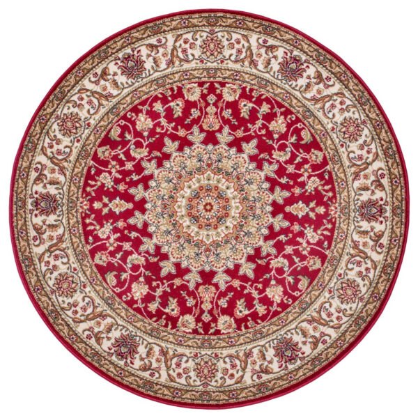 Kusový koberec Herat 105281 Red Cream kruh-160x160 (průměr) kruh