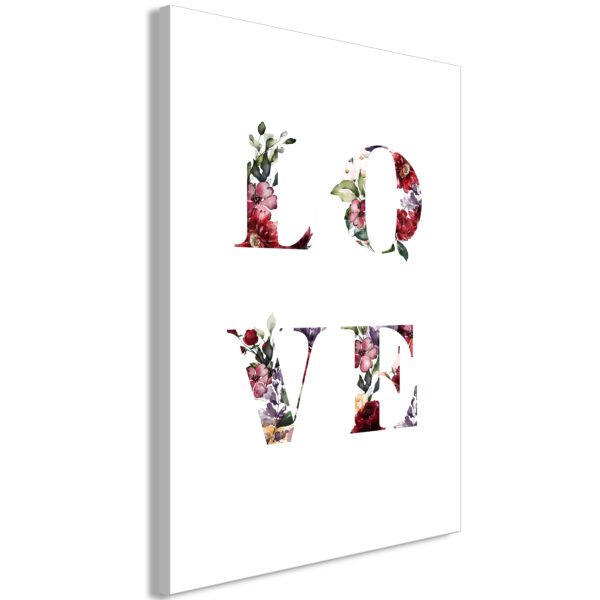 Obraz - Love in Flowers (1 Part) Vertical
