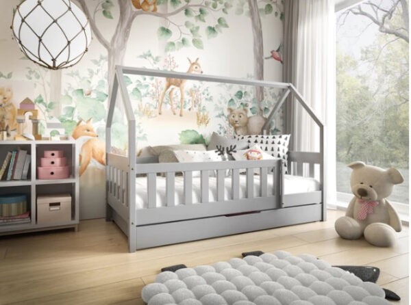 Moderní dětská postel Albion 160x80 Domeček