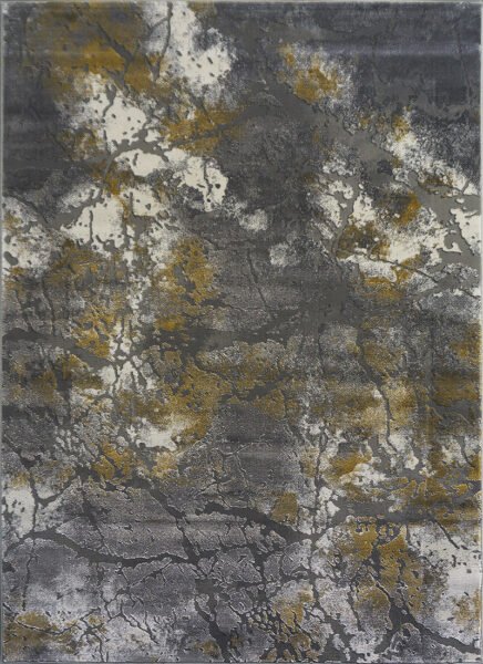 Kusový koberec Zara 9651 Yellow Grey-240x330