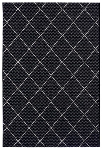 Kusový koberec Flatweave 104827 Black/Cream-120x170
